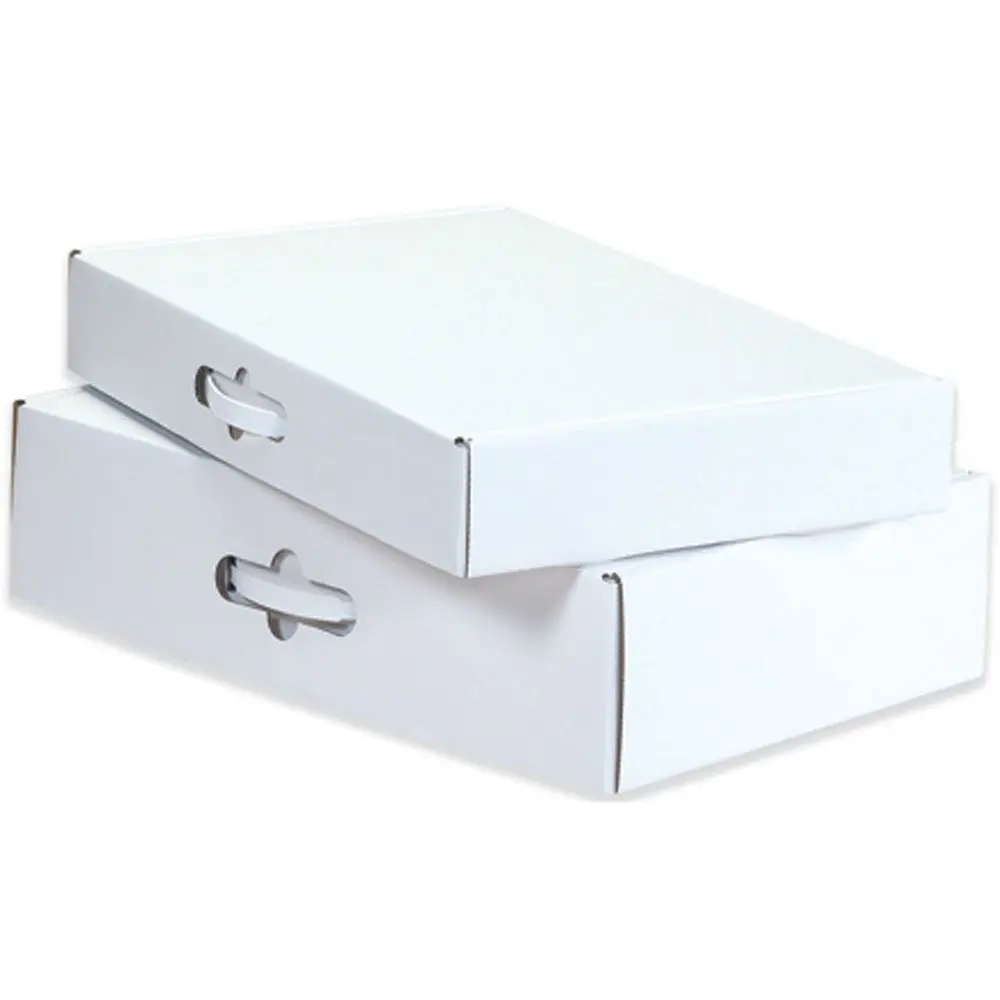 white corrugated box
