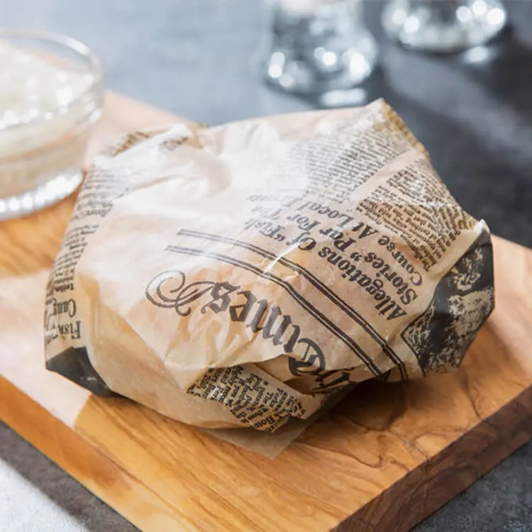 oil proof paper food grade package