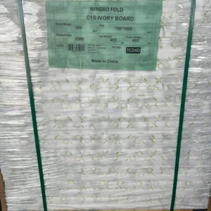 Hot Selling APP Ningbo Fold C1S Folding Box Board